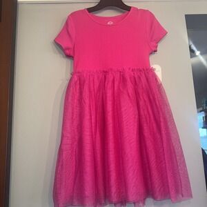Girls Pink Wonder Nation Tutu Dress 10/12 New